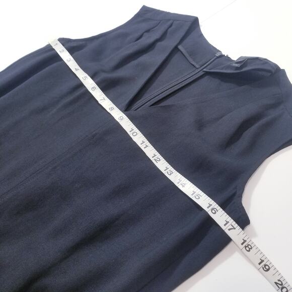 J. Crew Black Jumpsuit Women size 4 Sleeveless V-Neckline - Picture 8 of 15